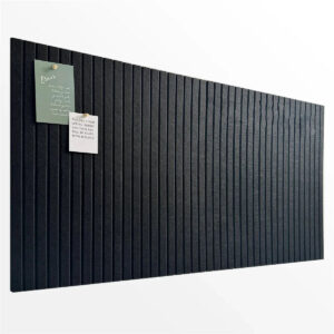 6-Piece Office Wall Board Set in Black Felt