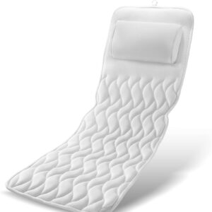 Bathtub Pillow Ergonomic Full-Body Breathable Mesh & Quick-Dry