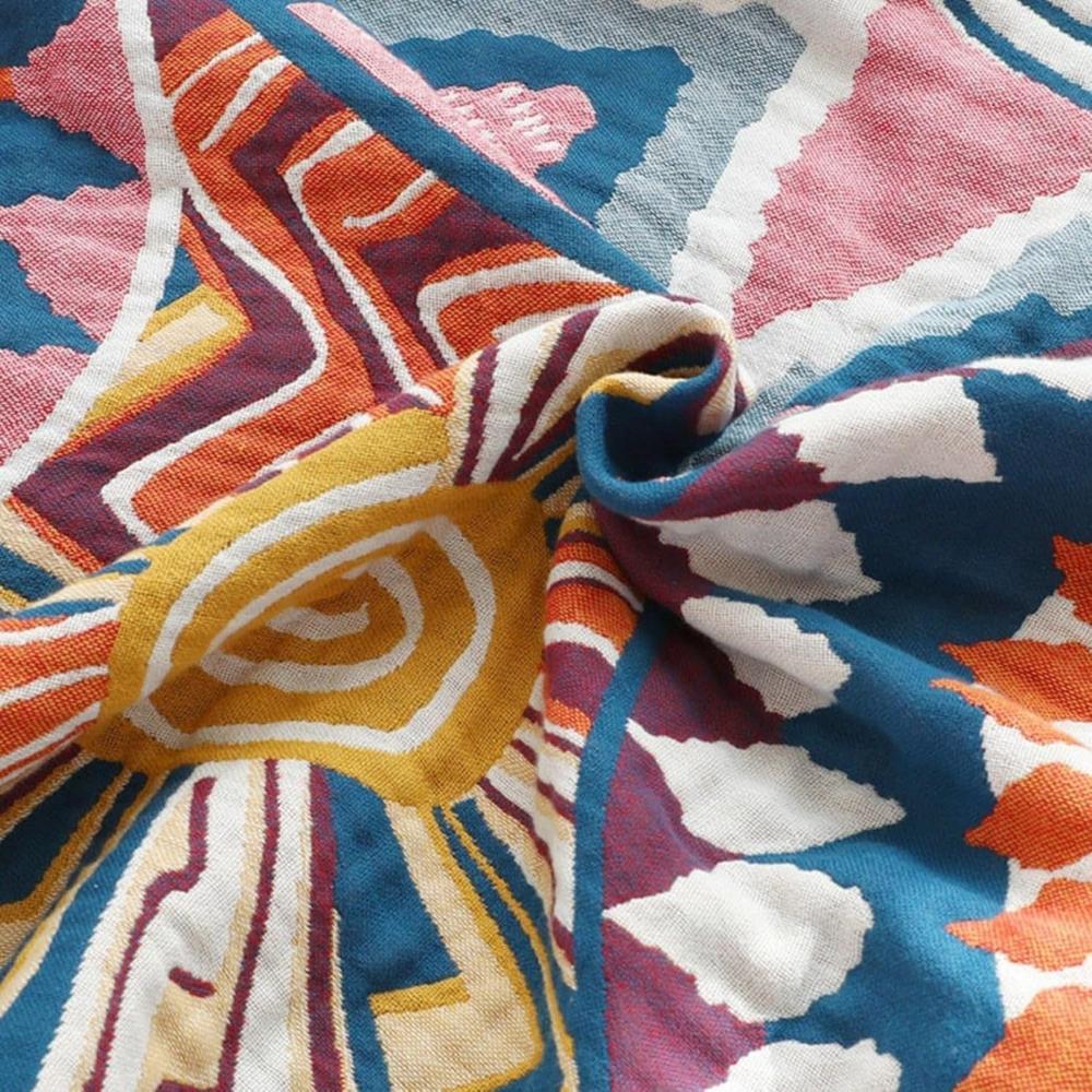 Blanket 100% Cotton All-Season Machine Washable - Image 2