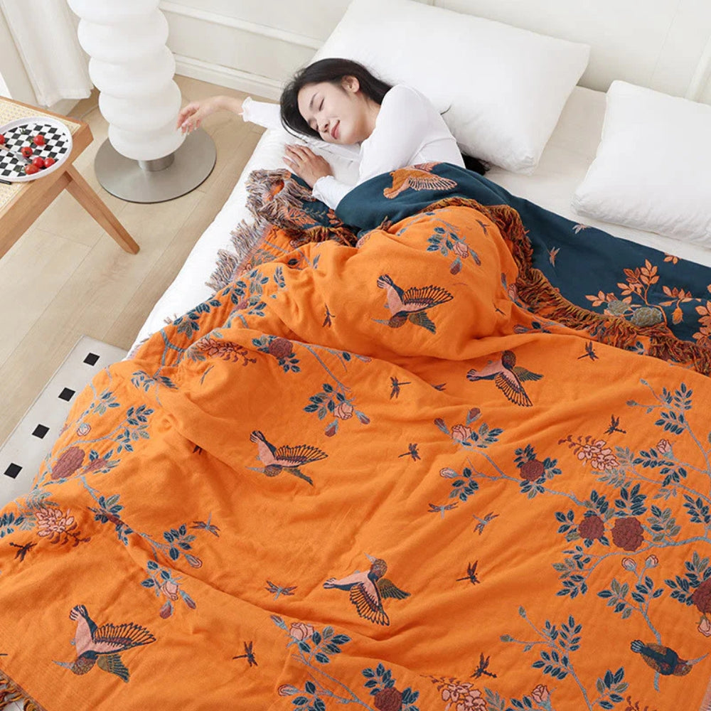 Blanket 100% Cotton Multi-Layer Gauze - Image 3