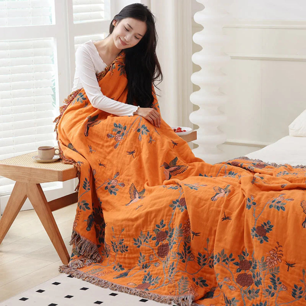 Blanket 100% Cotton Multi-Layer Gauze - Image 4