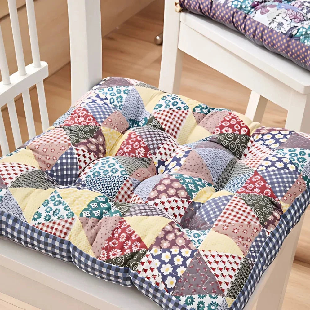 Chair Seat Cushion 2.5-Inch Thick Microfiber Blend Non-Slip Ties - Image 4