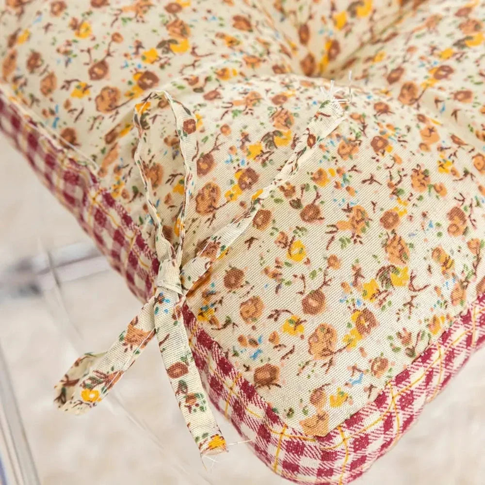 Chair Seat Cushion 2.5-Inch Thick Microfiber Blend Non-Slip Ties - Image 7