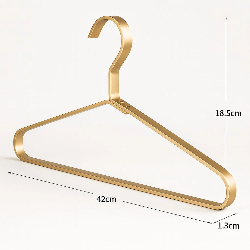 Clothes Hangers Slim Aluminum Alloy Non-Slip Sturdy Frame - Image 2