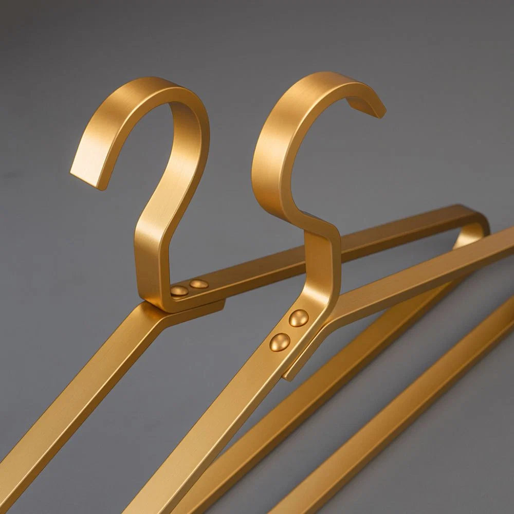 Clothes Hangers Slim Aluminum Alloy Non-Slip Sturdy Frame - Image 4