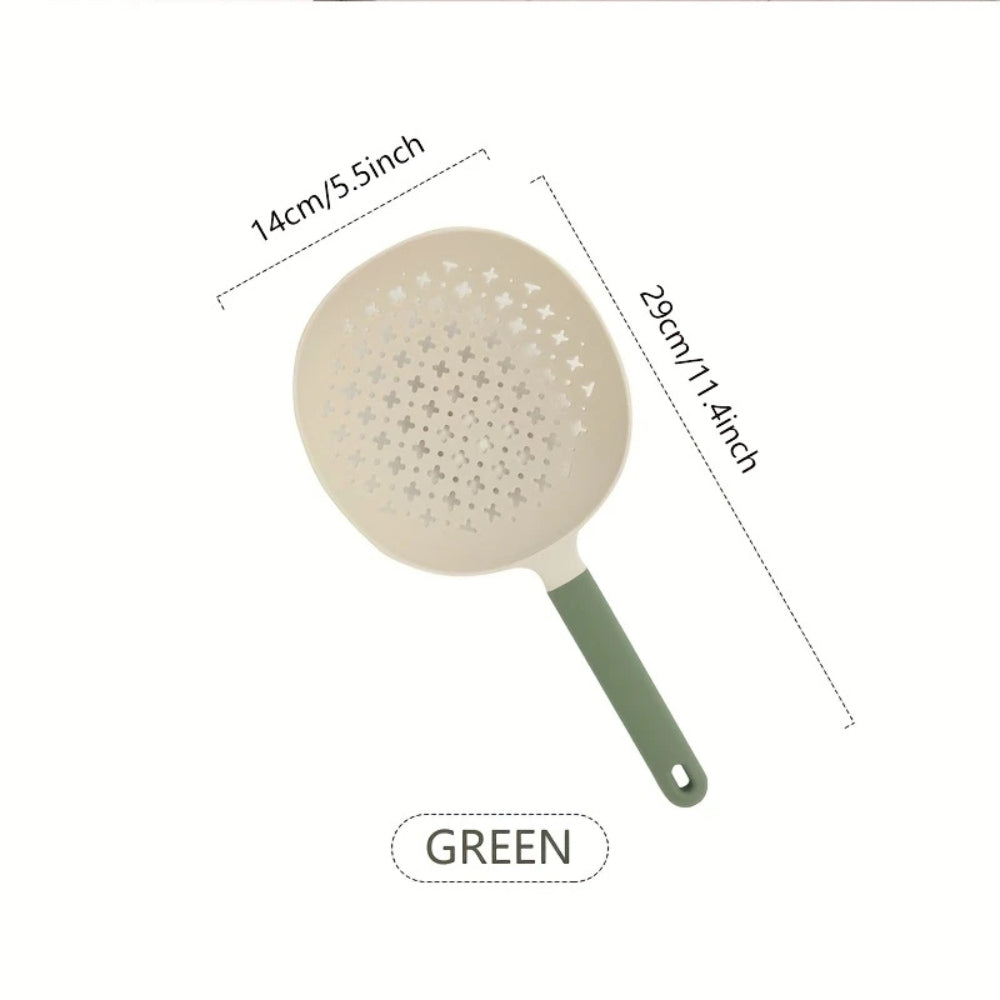 Colander Strainer Heat-Resistant Plastic Long Handle - Image 3