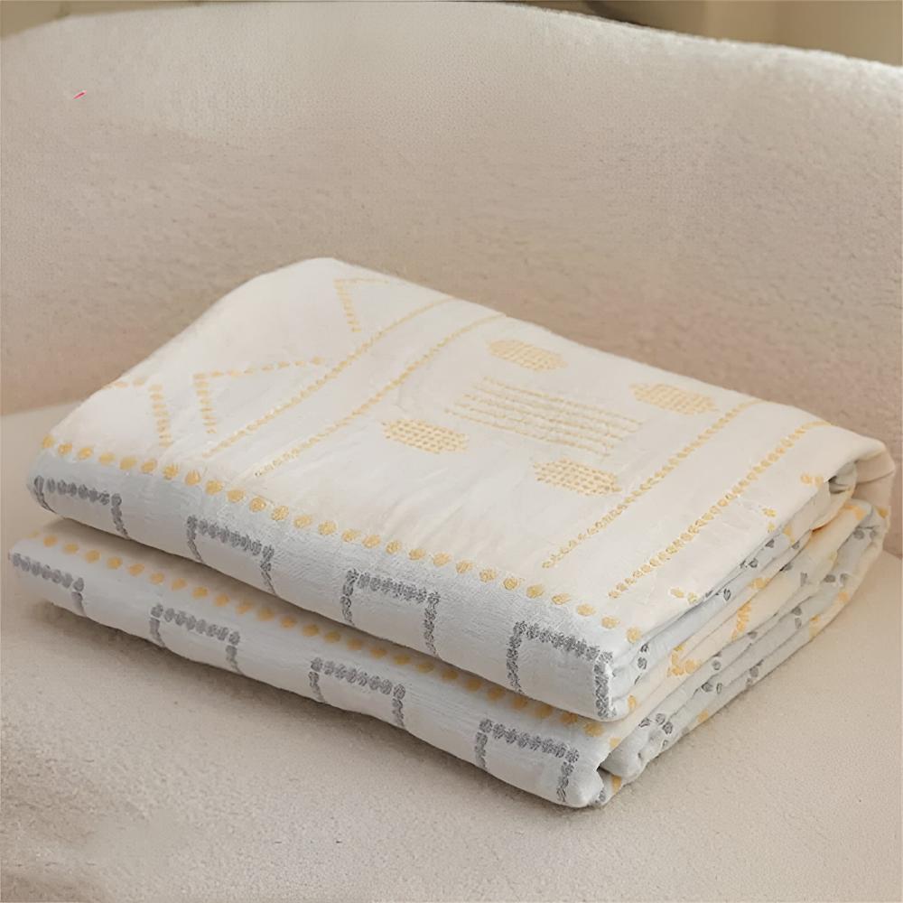 Cotton Blanket 100% Organic Pill-Resistant Lightweight & Breathable - Image 3