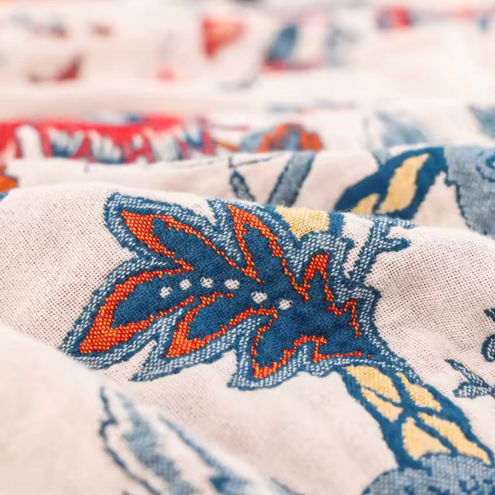 Cotton Blanket Breathable Oversized 79 x 90 In - Image 4