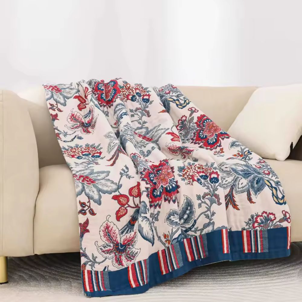 Cotton Blanket Breathable Oversized 79 x 90 In - Image 5