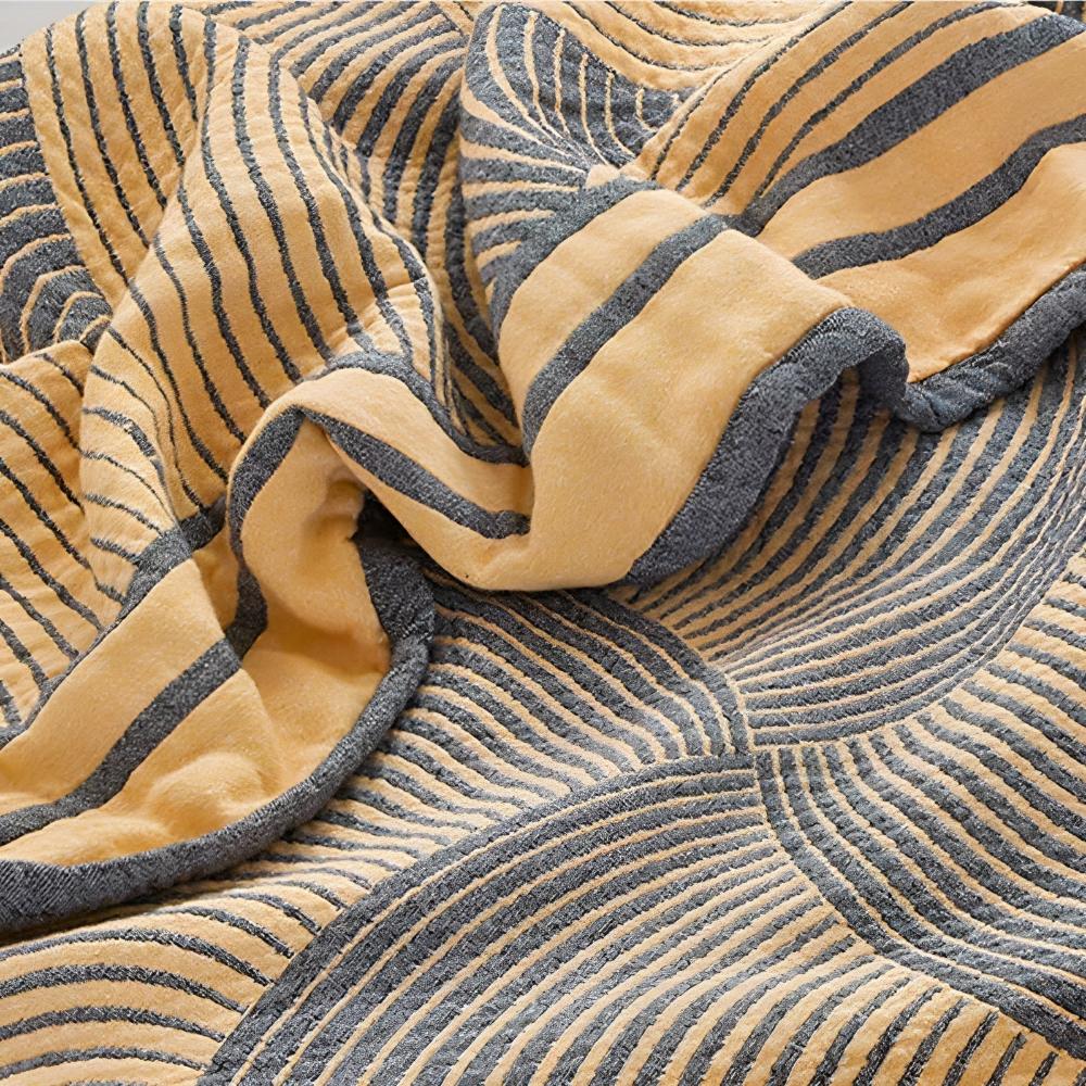 Cotton Blanket Reversible 4-Layer Muslin - Image 4