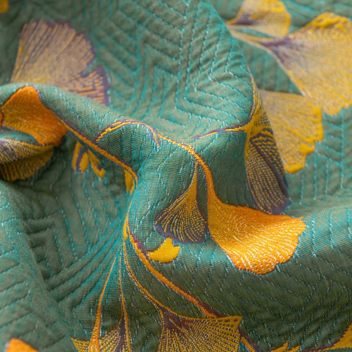 Coverlet Reversible Jacquard Floral Cotton Blend - Image 4