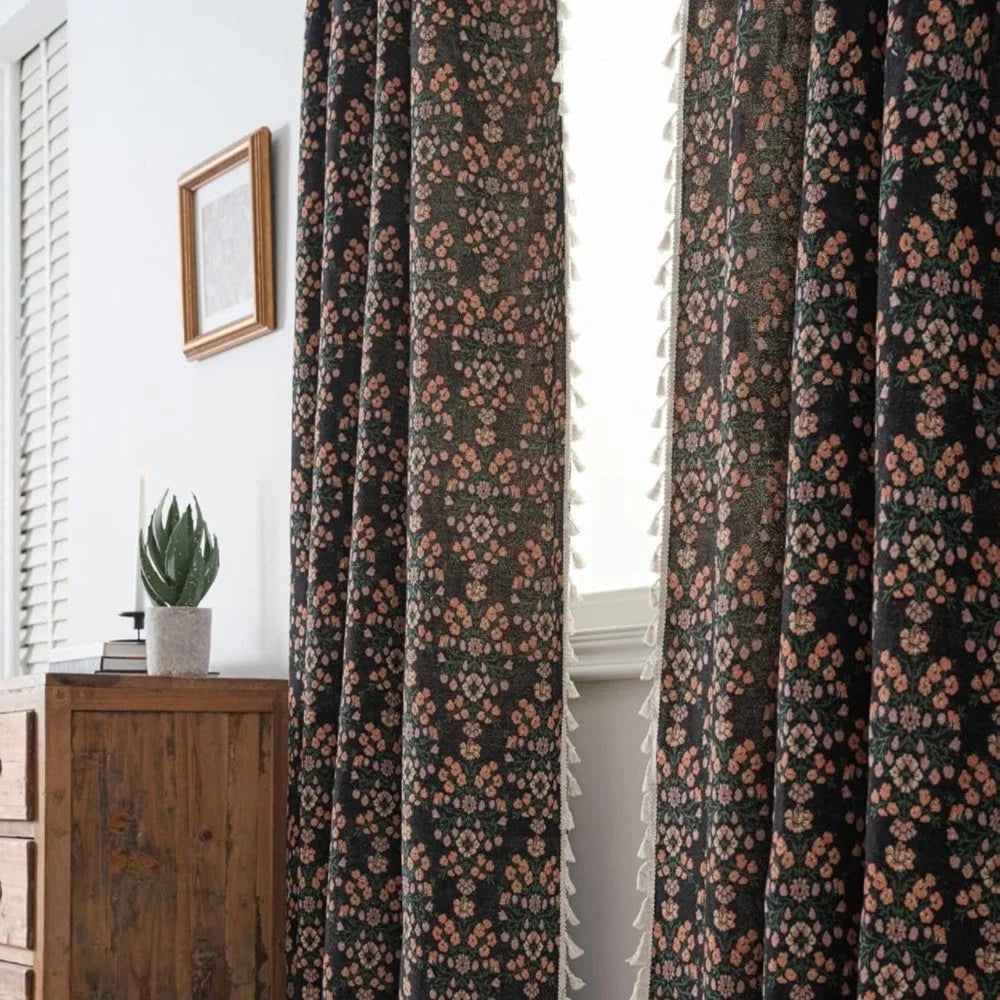 Curtain Microfiber Semi-Shade Tassel Fringe - Image 2