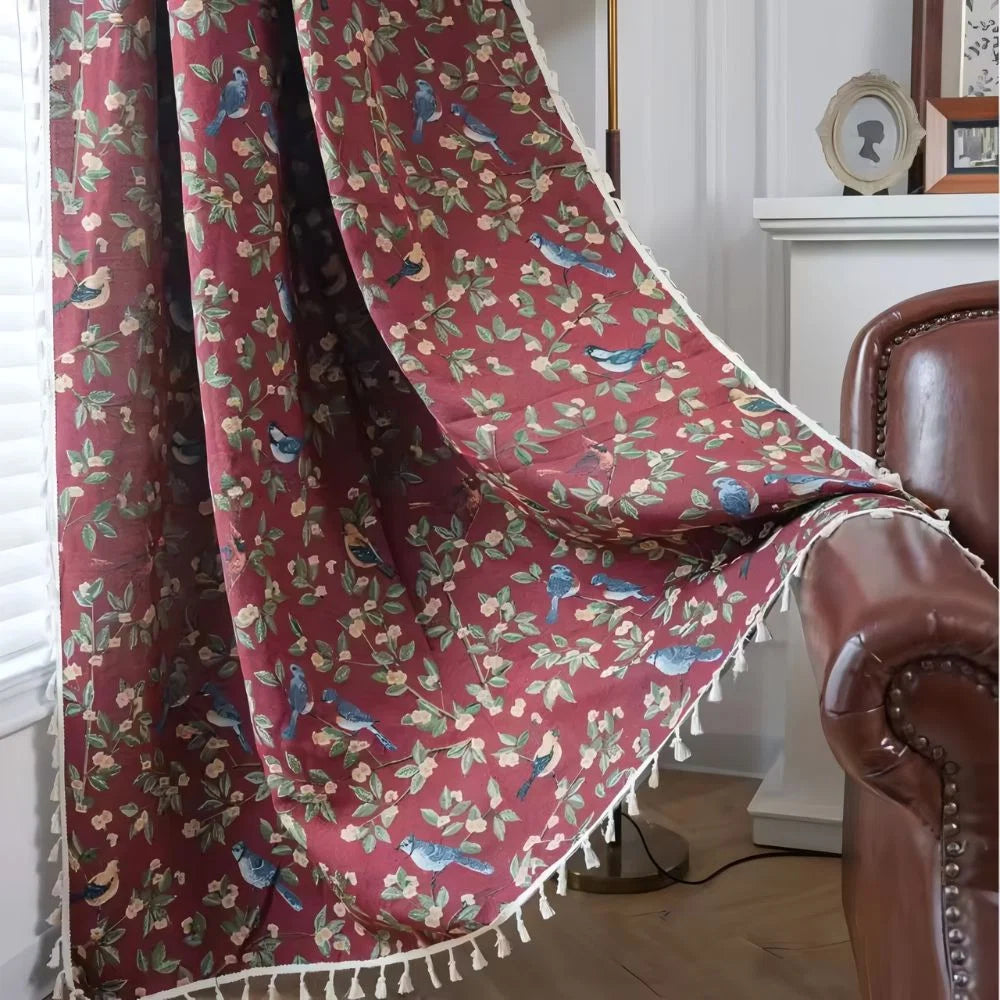 Curtain Microfiber Semi-Shade Tassel Fringe - Image 4