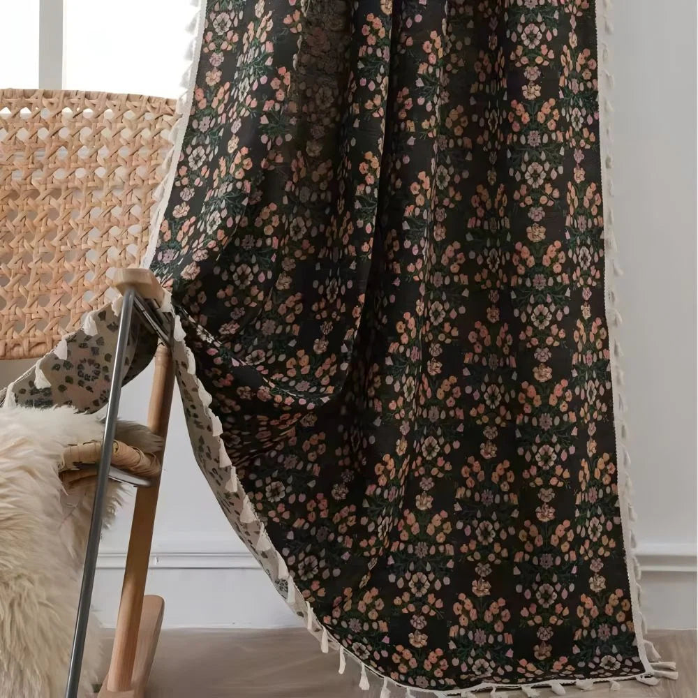 Curtain Microfiber Semi-Shade Tassel Fringe - Image 5
