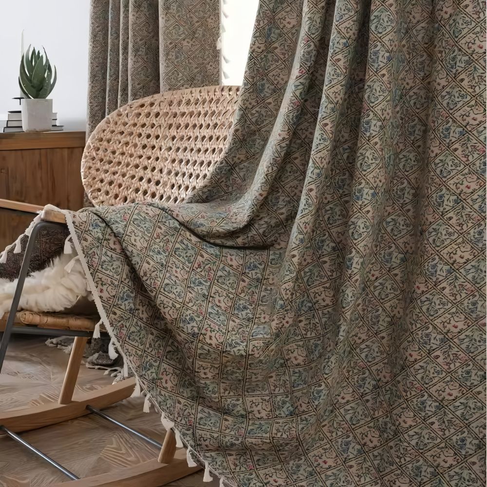 Curtain Microfiber Semi-Shade Tassel Fringe - Image 6