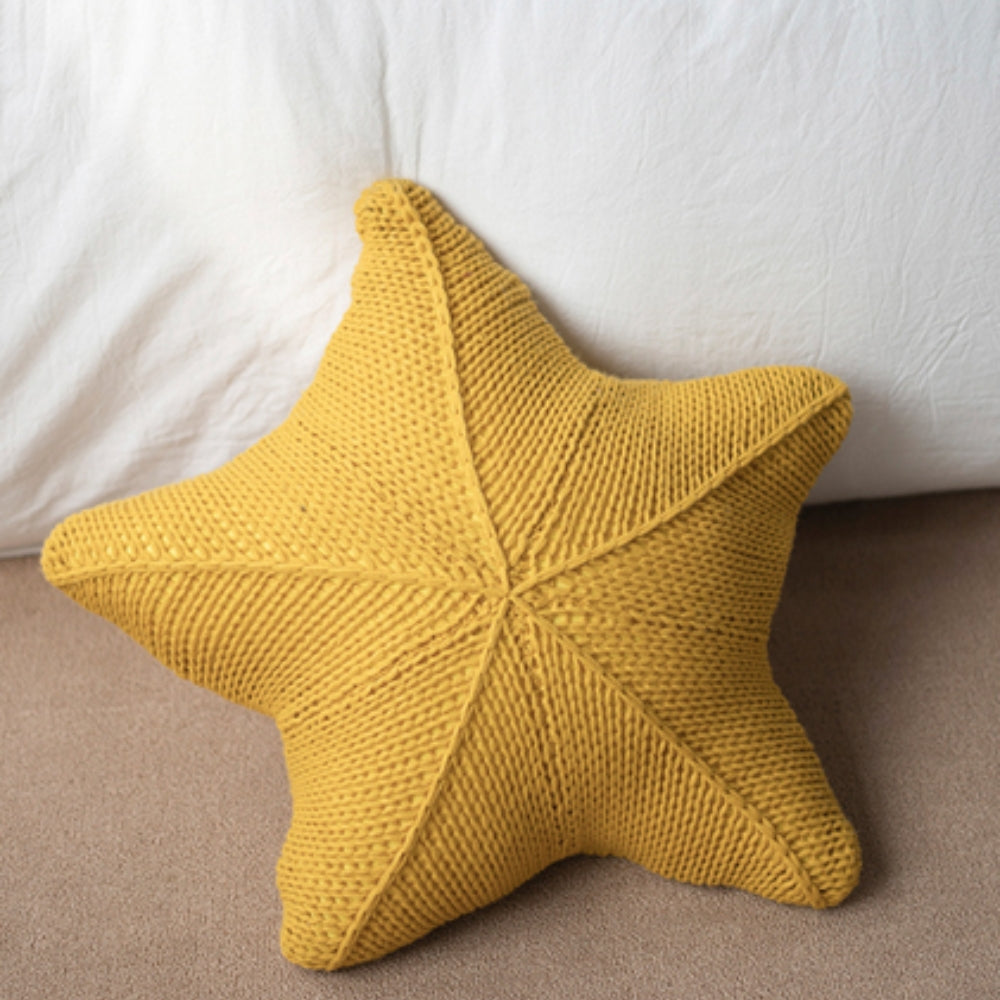 Cushion Hand-Knitted Starfish 20 Inch Machine Washable - Image 6