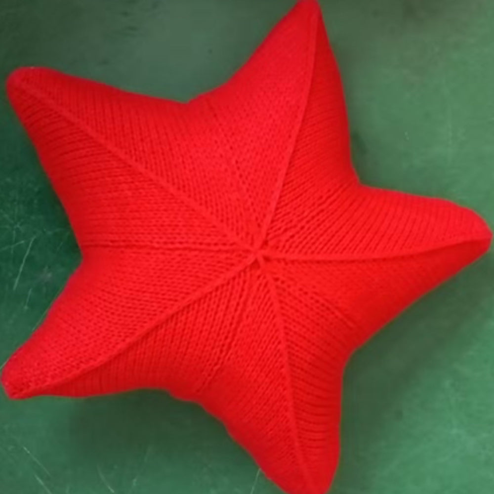 Cushion Hand-Knitted Starfish 20 Inch Machine Washable - Image 8