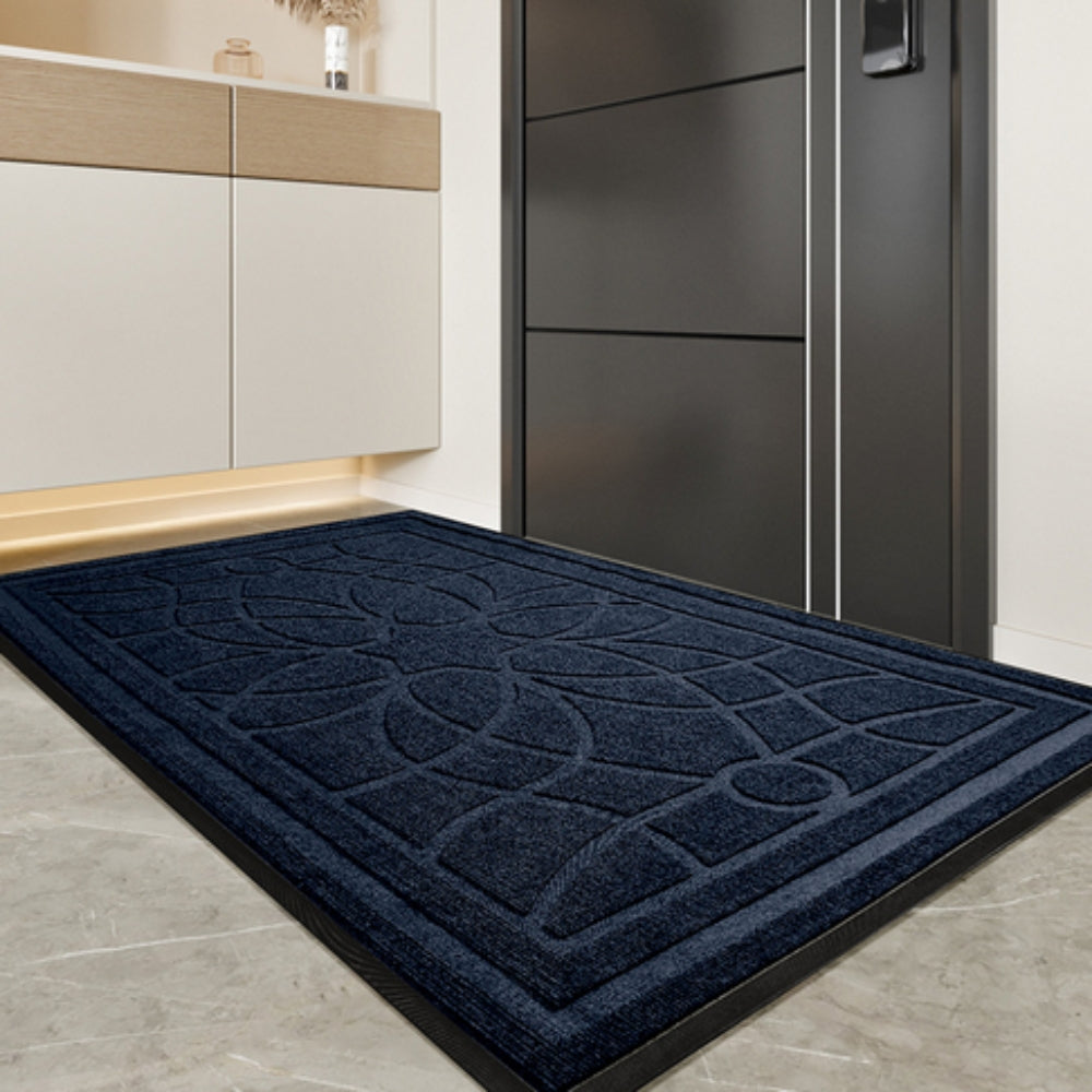 Door Mat Mandala Pattern Non-Slip Backing & Low-Profile - Image 2