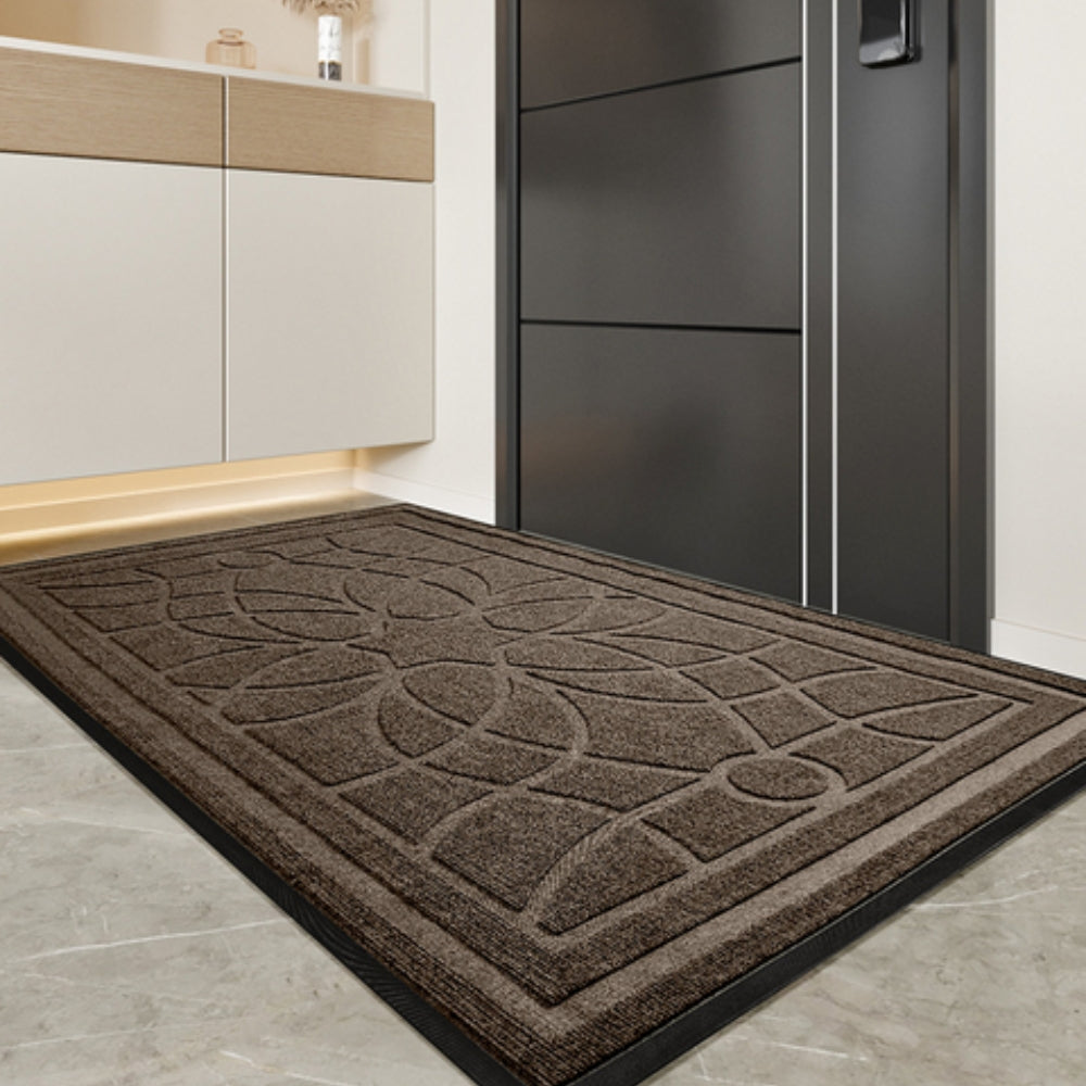 Door Mat Mandala Pattern Non-Slip Backing & Low-Profile - Image 3