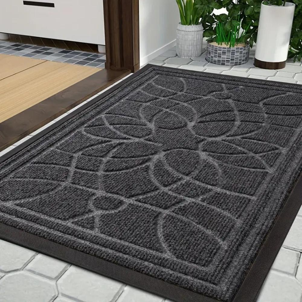Door Mat Mandala Pattern Non-Slip Backing & Low-Profile - Image 4