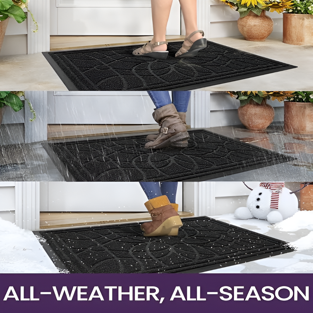 Door Mat Mandala Pattern Non-Slip Backing & Low-Profile - Image 6