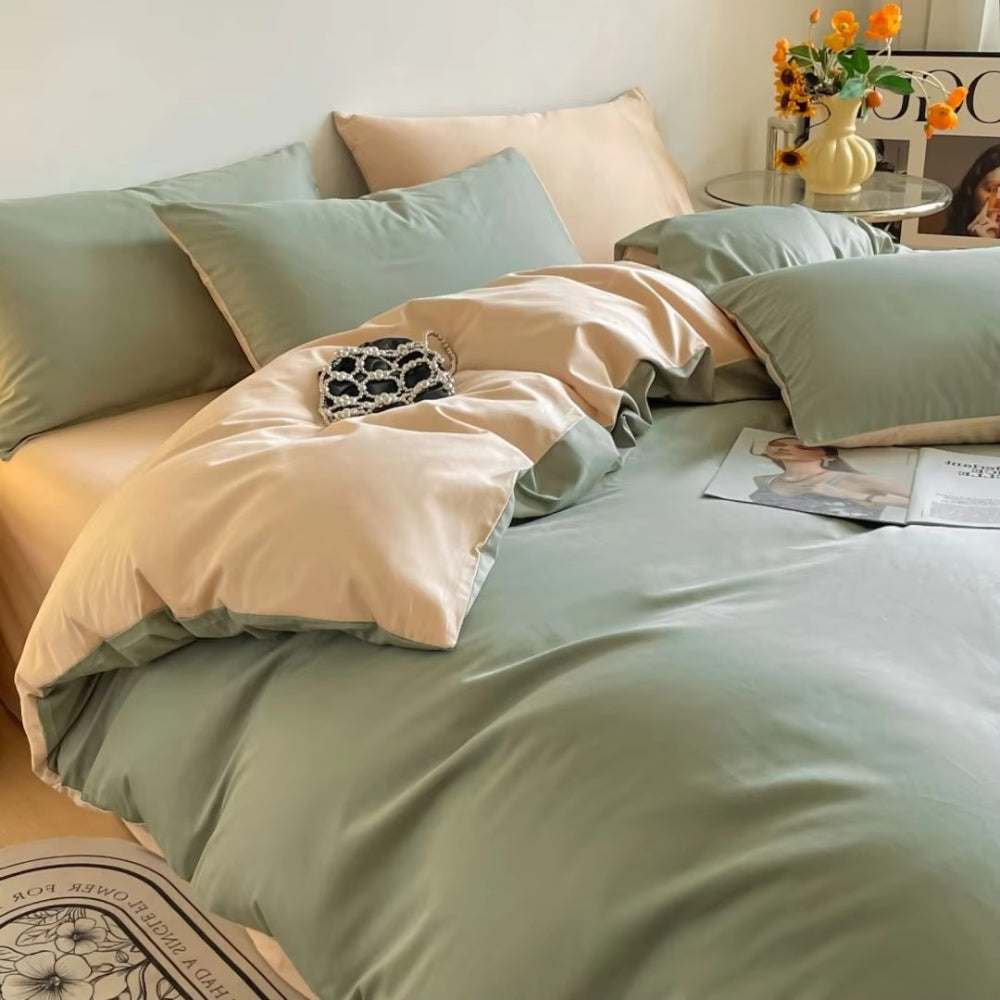 Duvet Cover Set 100 Percent Cotton 400 Thread Count - Image 2