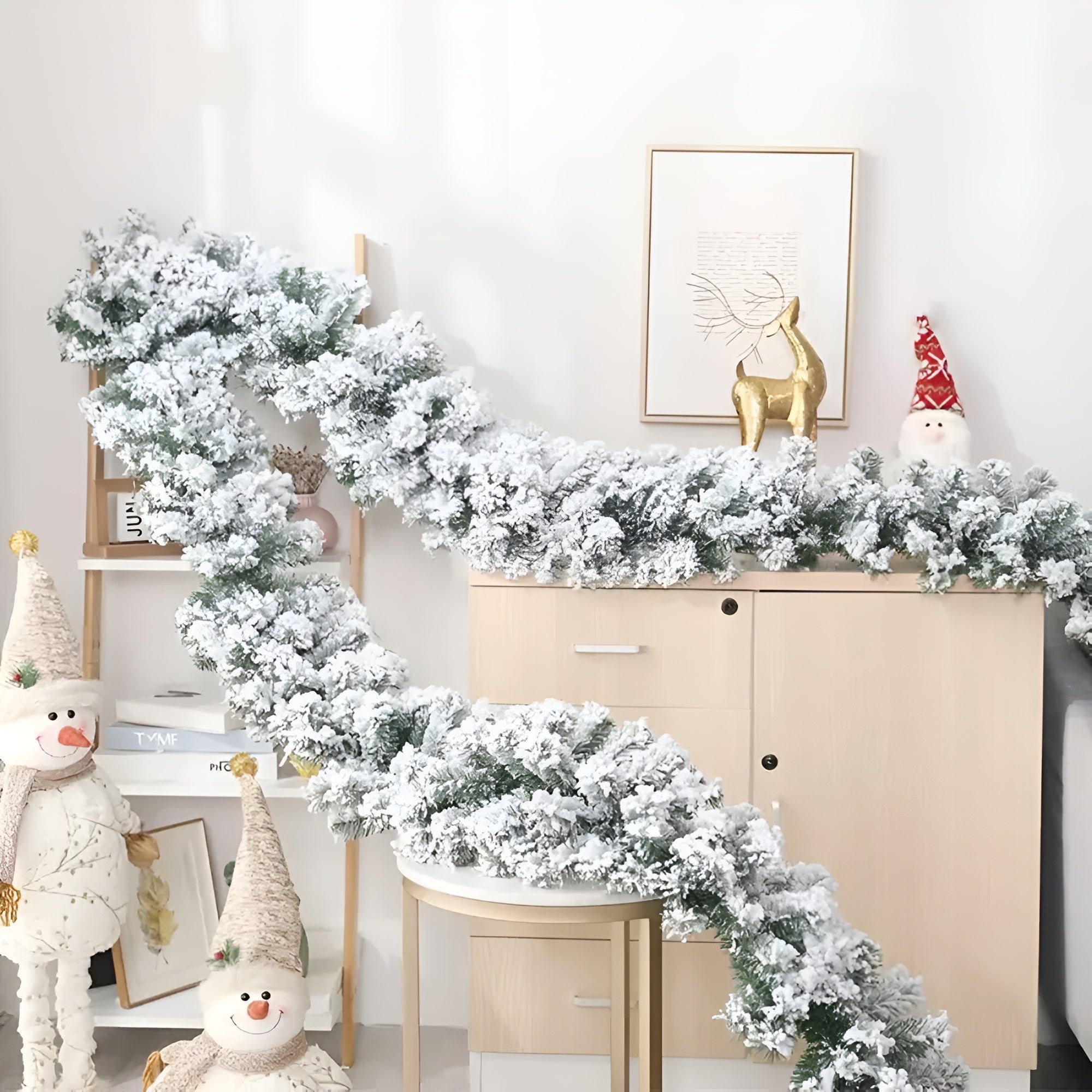 Garland Frosted Artificial Pine & Cedar 18 Inch