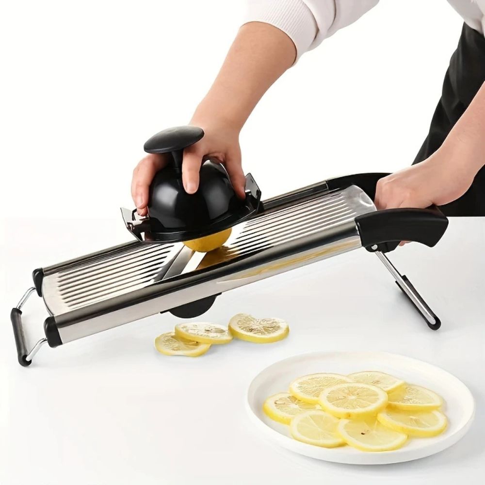 Mandoline Slicer Adjustable Thickness Stainless Steel Blades - Image 2