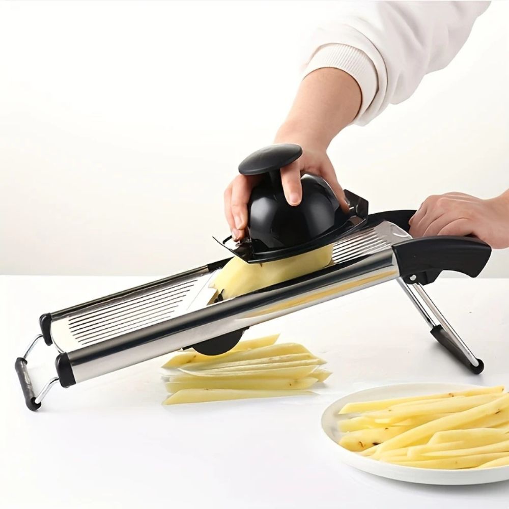 Mandoline Slicer Adjustable Thickness Stainless Steel Blades - Image 3
