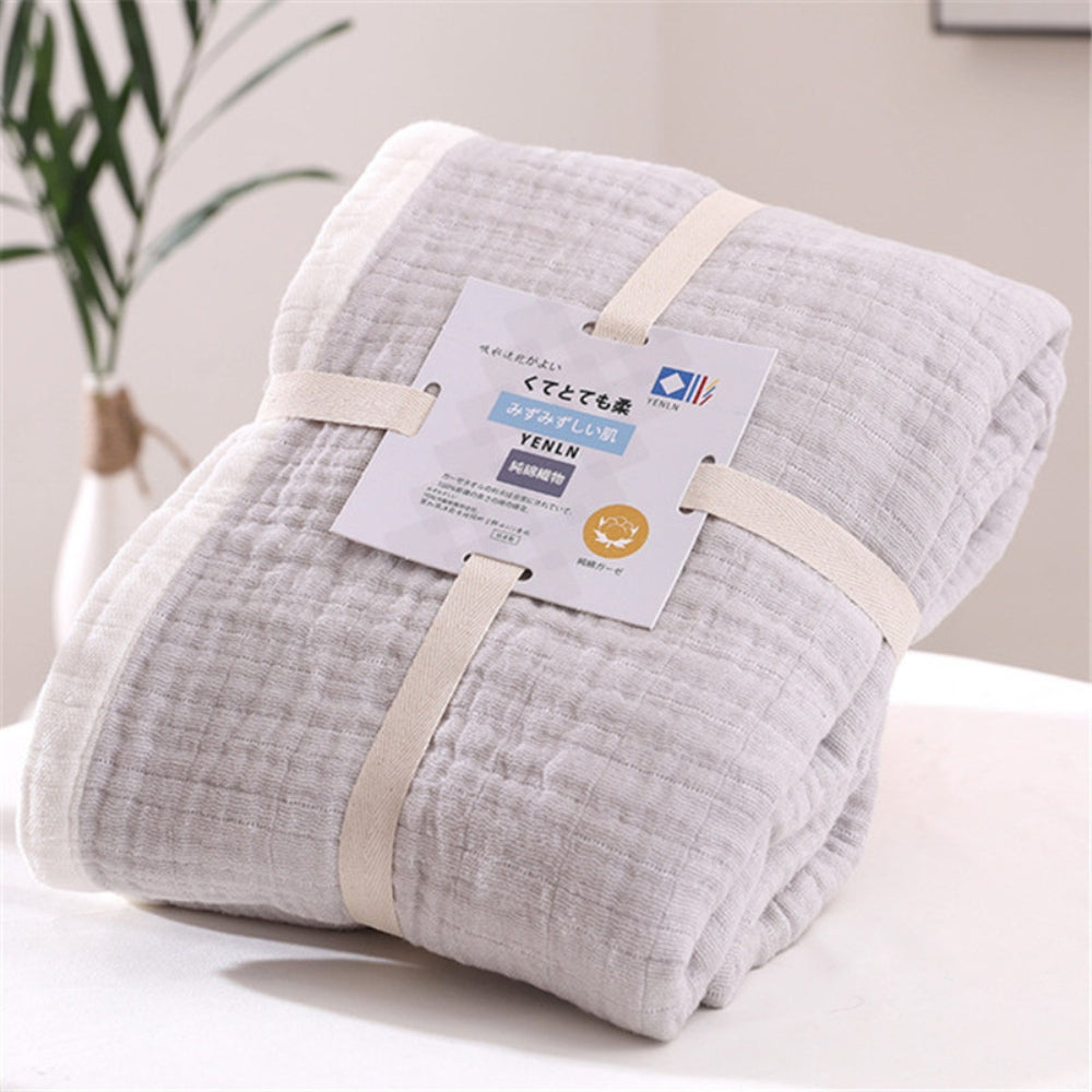 Muslin Cotton Blanket Six-Layer Breathable & Machine Washable - Image 9