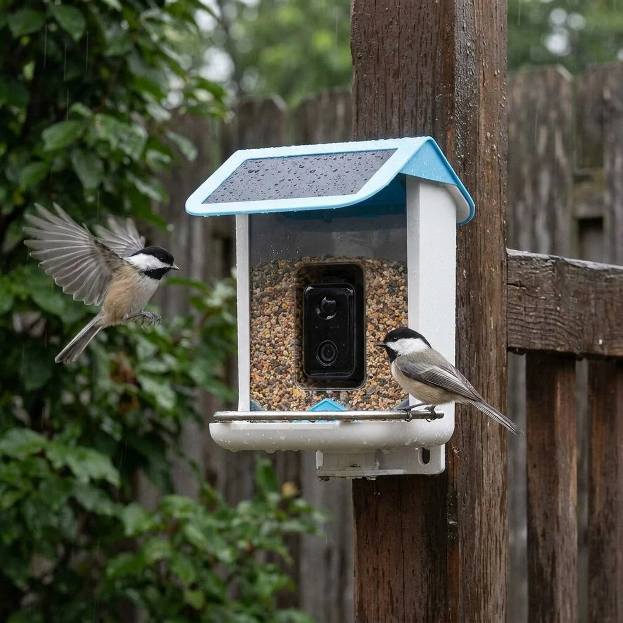 Outdoor Bird Feeder Camera Solar-Powered AI Bird ID - Image 3