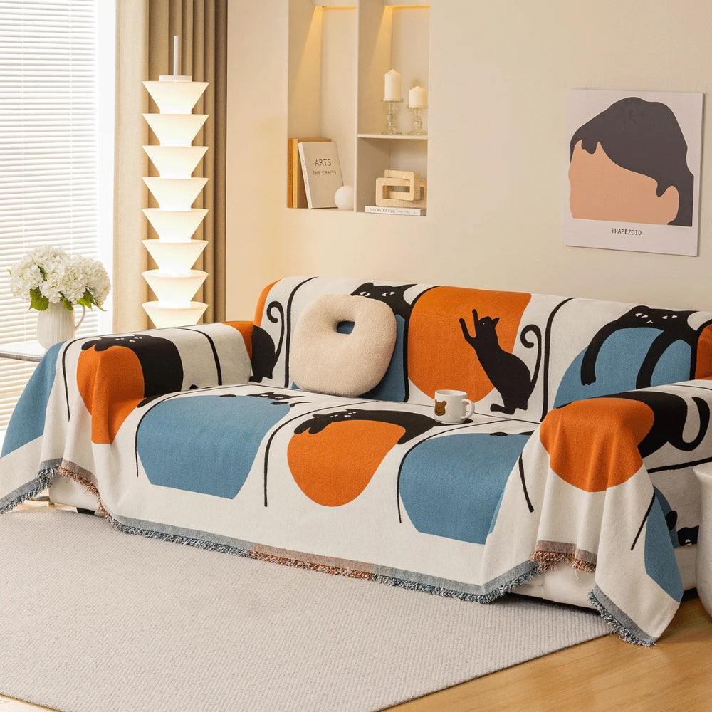Pet Sofa Cover Woven Chenille Machine Washable - Image 2