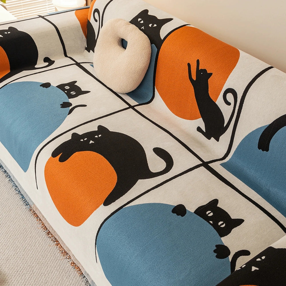 Pet Sofa Cover Woven Chenille Machine Washable - Image 3