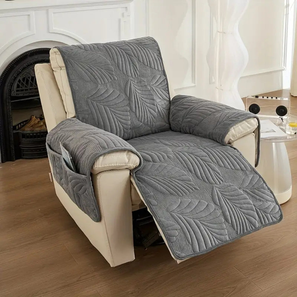 Recliner Cover Microfiber Anti-Slip Backing Universal Fit