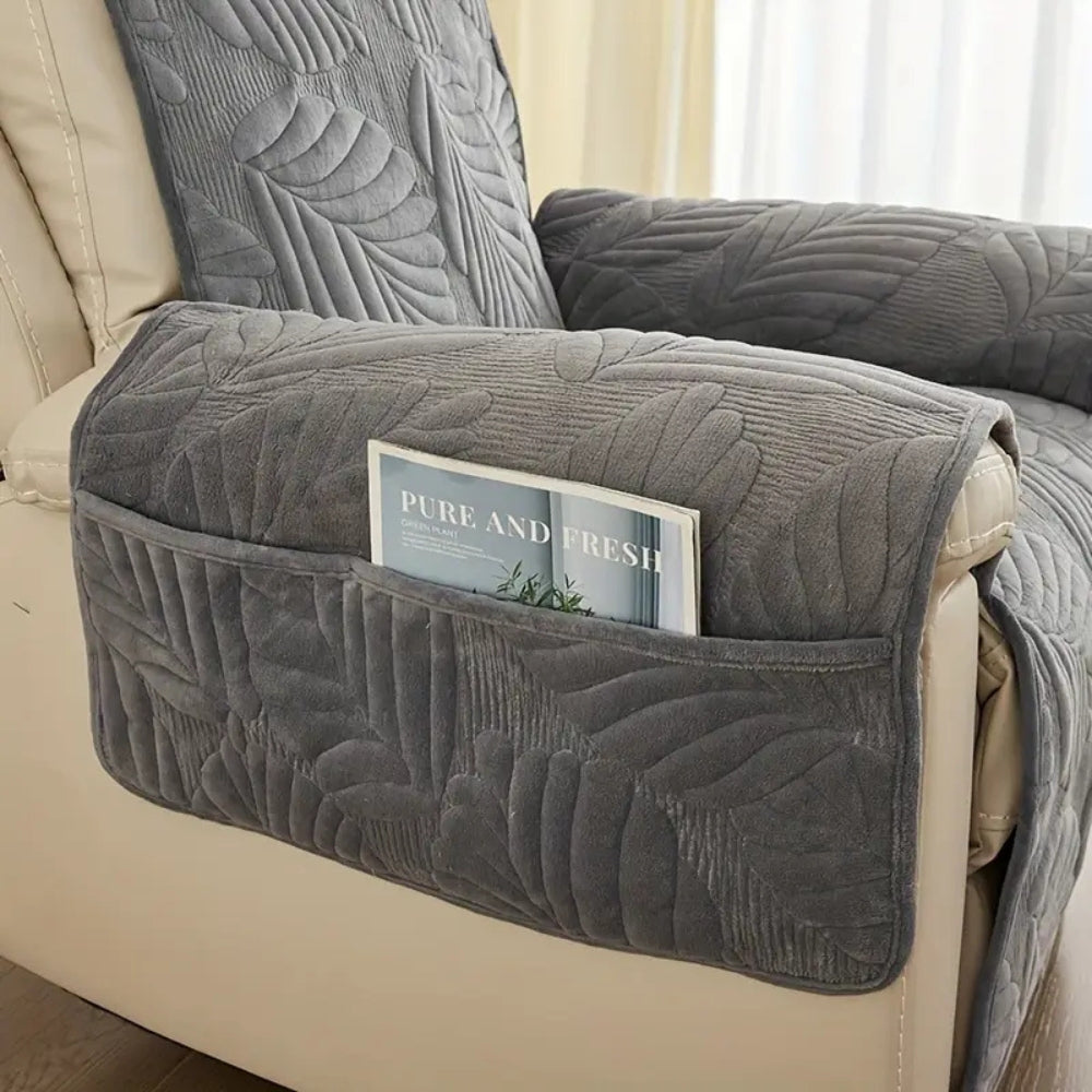 Recliner Cover Microfiber Anti-Slip Backing Universal Fit - Image 10