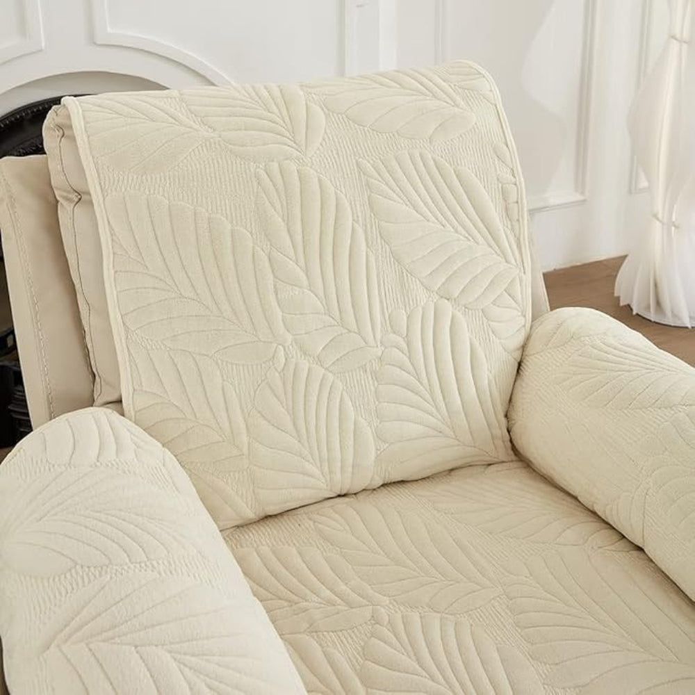 Recliner Cover Microfiber Anti-Slip Backing Universal Fit - Image 12