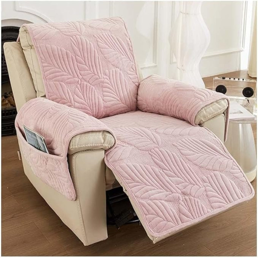 Recliner Cover Microfiber Anti-Slip Backing Universal Fit - Image 3
