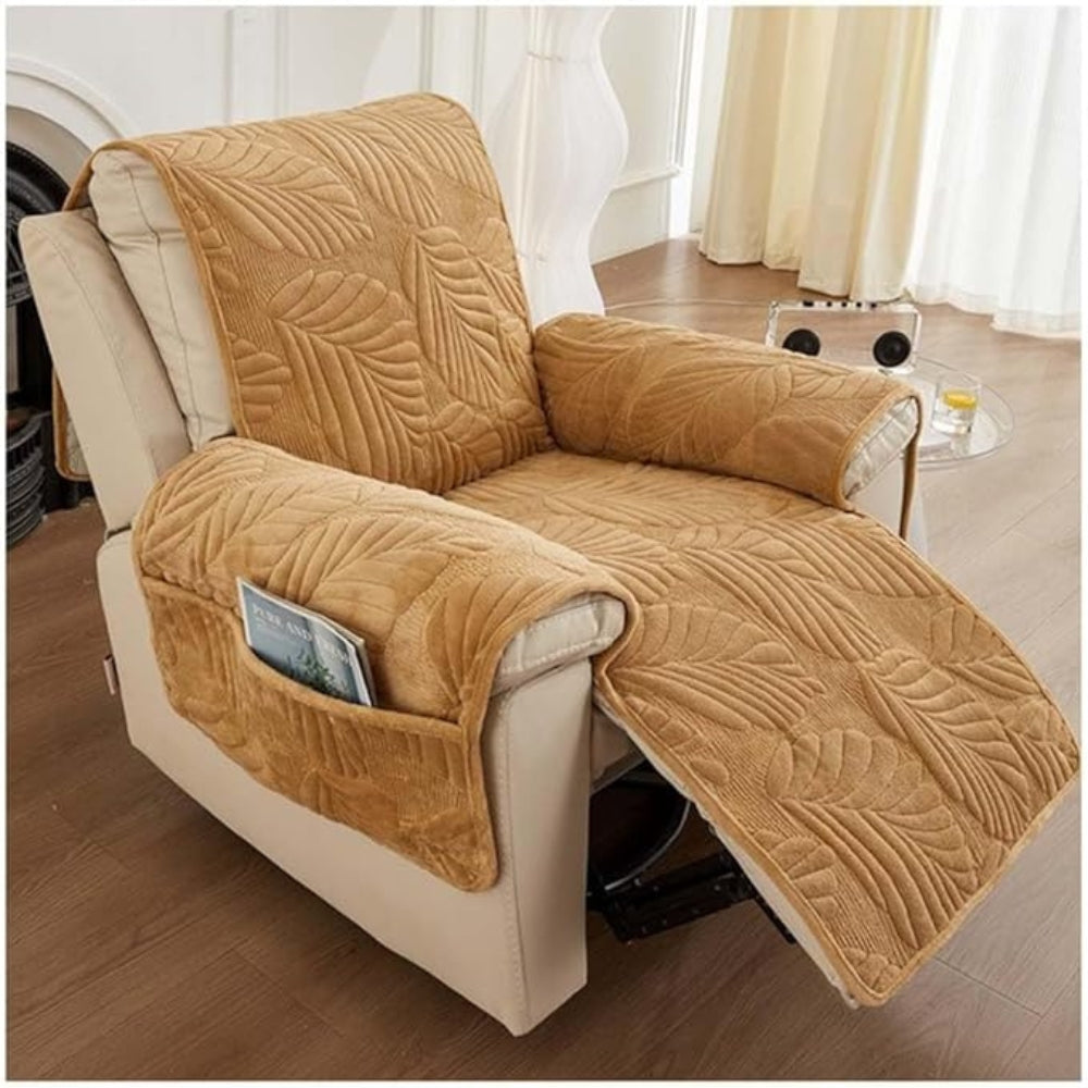 Recliner Cover Microfiber Anti-Slip Backing Universal Fit - Image 4