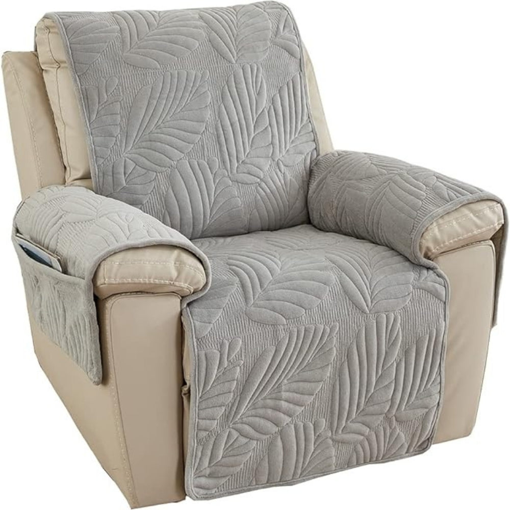 Recliner Cover Microfiber Anti-Slip Backing Universal Fit - Image 5