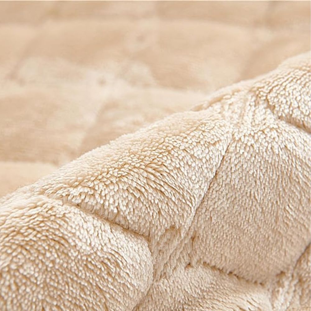 Recliner Cover Quilted Microfiber Non-Slip Side Pocket - Image 3