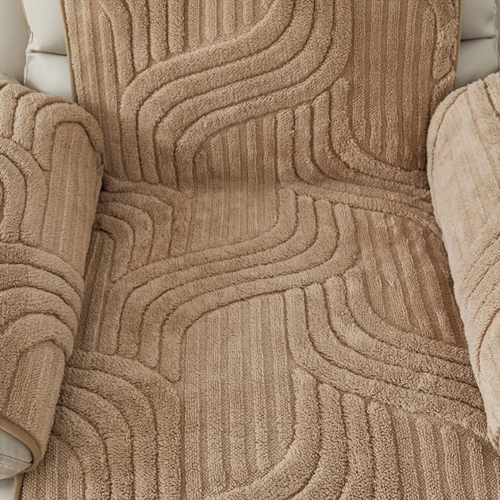 Recliner Sofa Cover Thick Plush Anti-Slip Machine Washable - Image 8