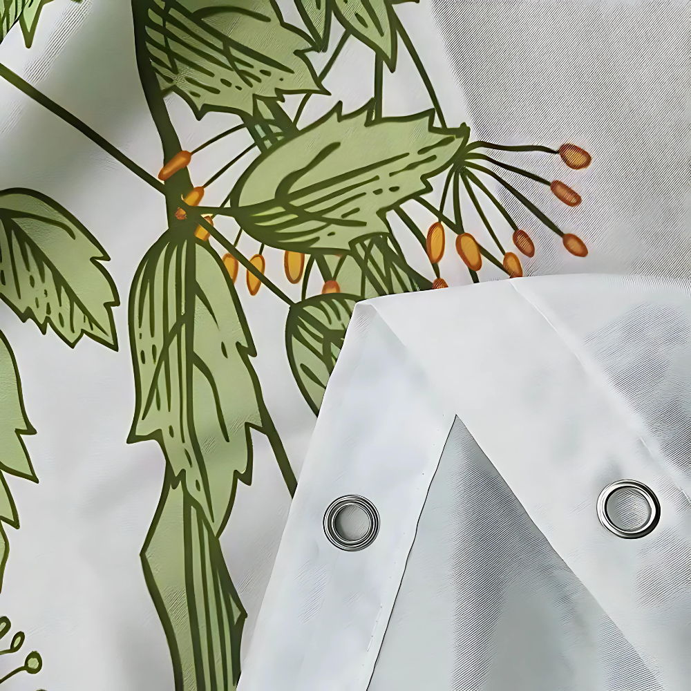 Shower Curtain Waterproof Polyester Mold & Bacteria Resistant - Image 4