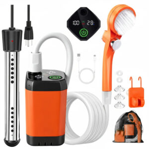 Shower Pump Handheld Pressure-Boosting Rechargeable 6000mAh
