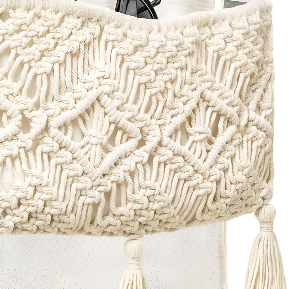 Sofa Caddy Handmade Boho Four-Pocket Non-Slip - Image 5