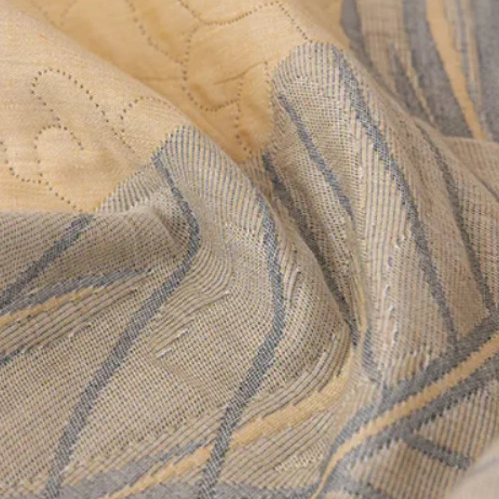 Sofa Cover Breathable Cotton Gauze Leaf Pattern Machine Washable - Image 5