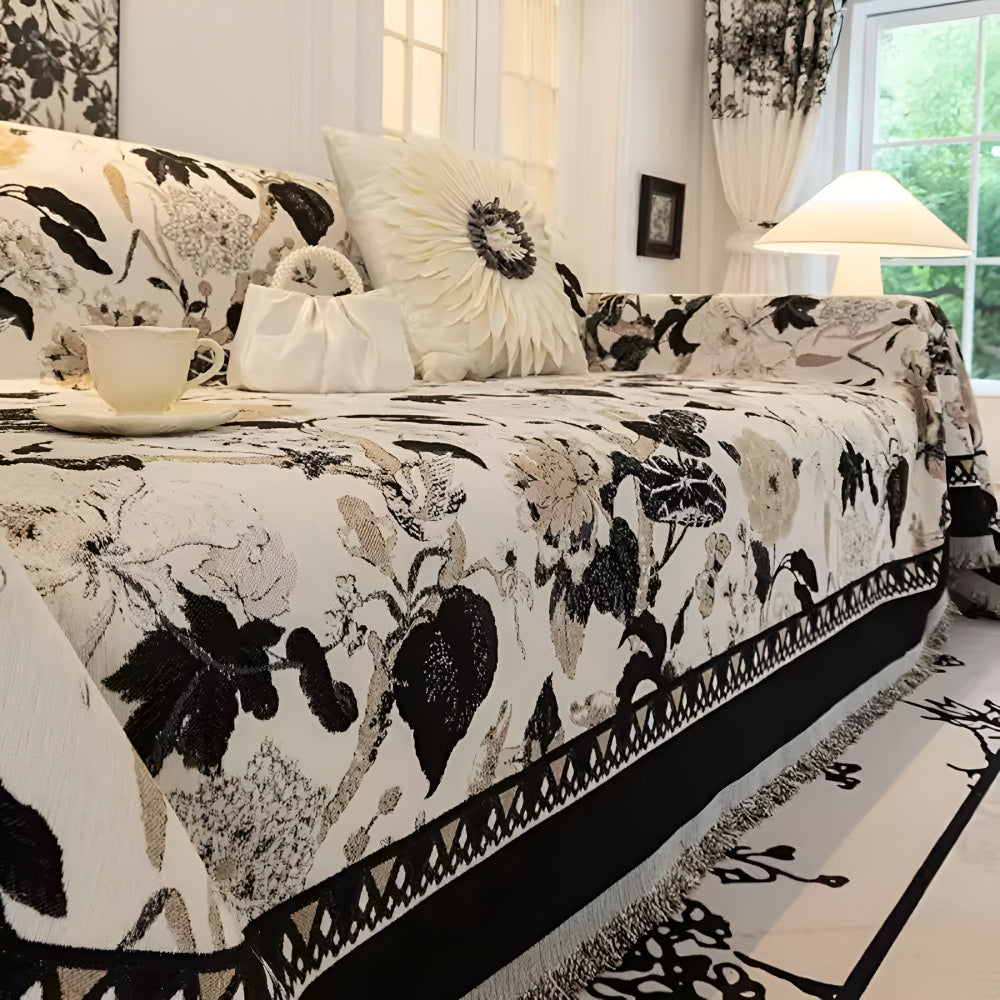 Sofa Cover Chenille Jacquard Pet & Spill Guard - Image 9
