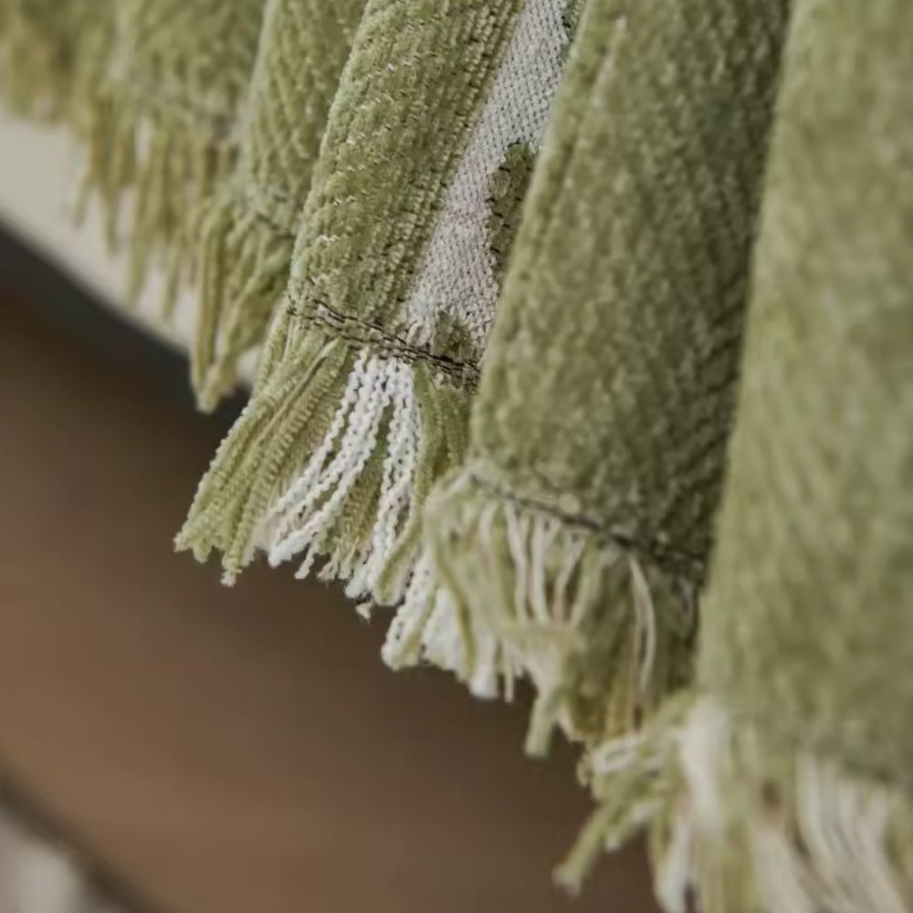 Sofa Cover Chenille Leaf Pattern Non-Slip & Machine Washable - Image 2