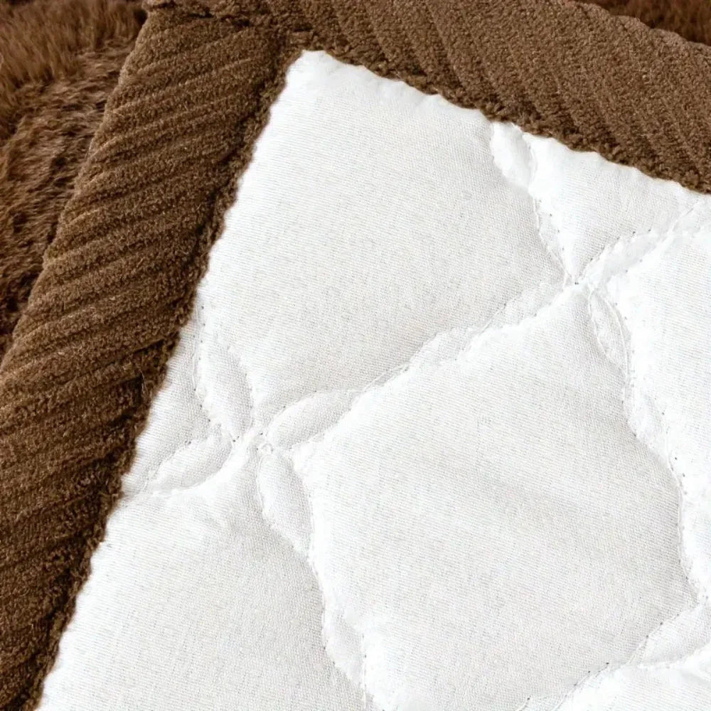 Sofa Cover Microfiber Diamond-Stitched Non-Slip Backing - Image 7
