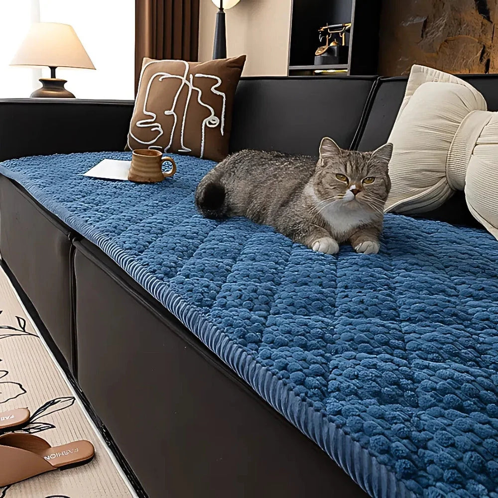 Sofa Cover Pet-Proof Microfiber Non-Slip Backing - Image 4