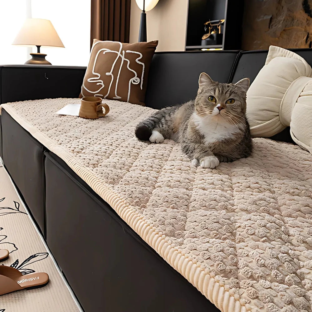Sofa Cover Pet-Proof Microfiber Non-Slip Backing - Image 5